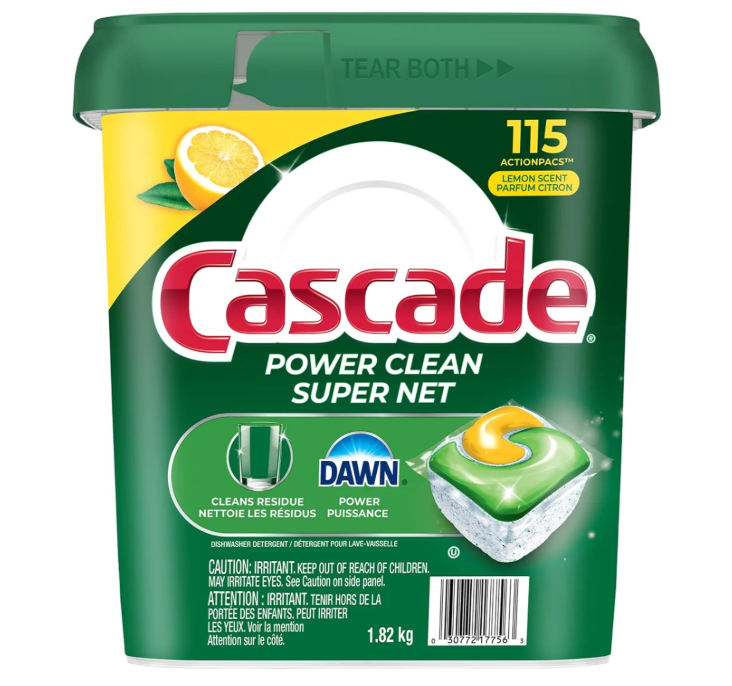 Cascade Power Clean Dishwasher Detergent 115 Count