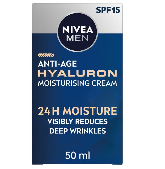 Nivea Men Anti-Age Hyaluron Moisturising Cream SPF15 50ml