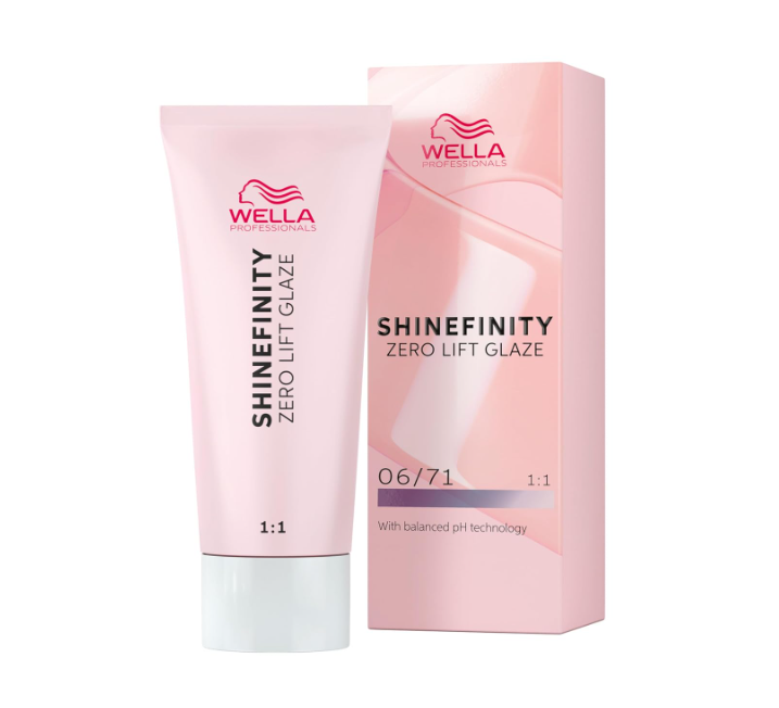 Wella Professionals Zero Lift Shinefinity Glaze 06/71 Frosted Chestnut 60ml