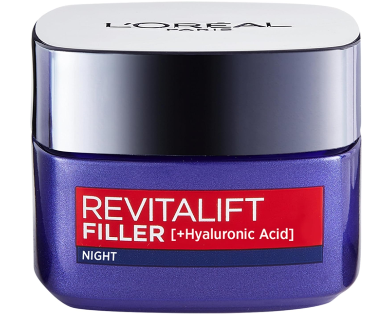 L'Oréal Paris Revitalift Filler Hyaluronic Acid Crème de Nuit Anti-Âge 50ml