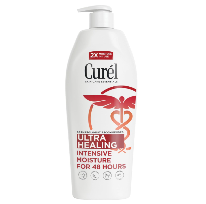 Curel Ultra Healing Lotion Hand and Body Moisturizer for Extra Dry Skin 384ml