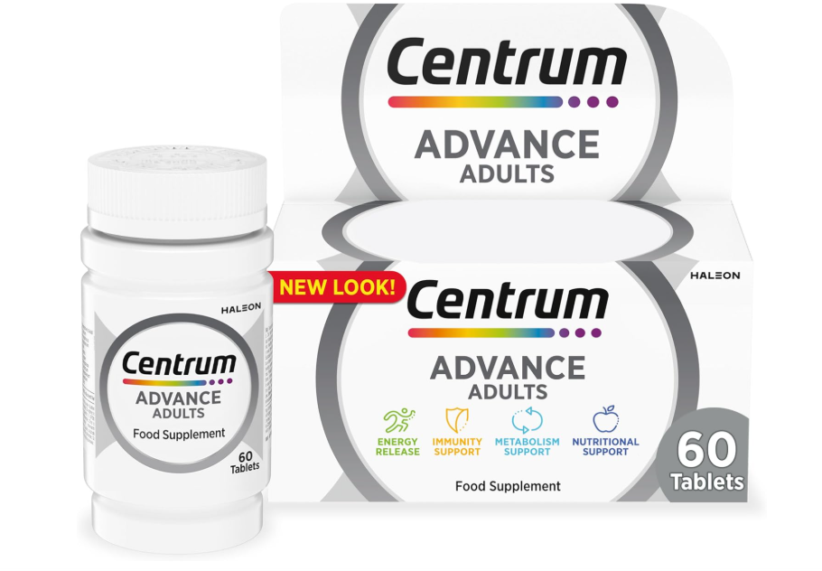 Centrum Advance Multivitamin Tablets, 24 Nutrients, 60 ct