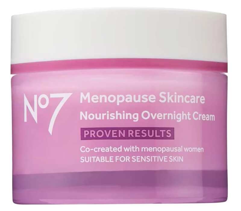 No7 Menopause Skincare Nourishing Overnight Cream 50ml