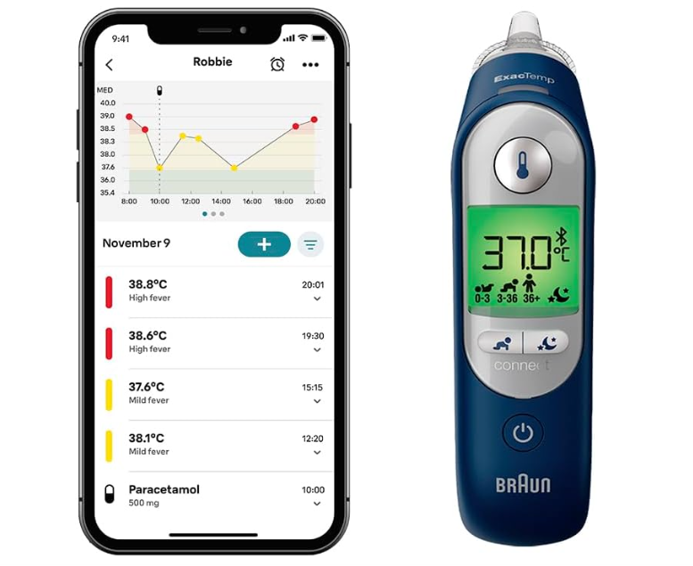Braun ThermoScan 7+ Connect Ear Thermometer