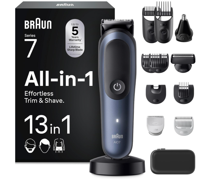 Braun Series 7 All-In-One Trimmer Model AIO7565 Blue