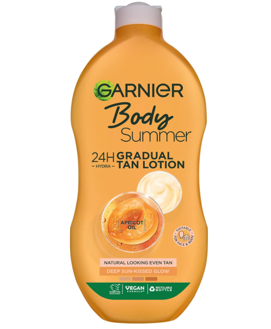 Garnier Body Summer 24H Gradual Tan Lotion with Apricot Oil 400ml