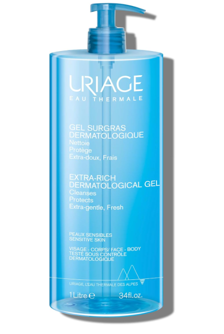 Uriage Extra-Rich Dermatological Cleansing Gel 1L