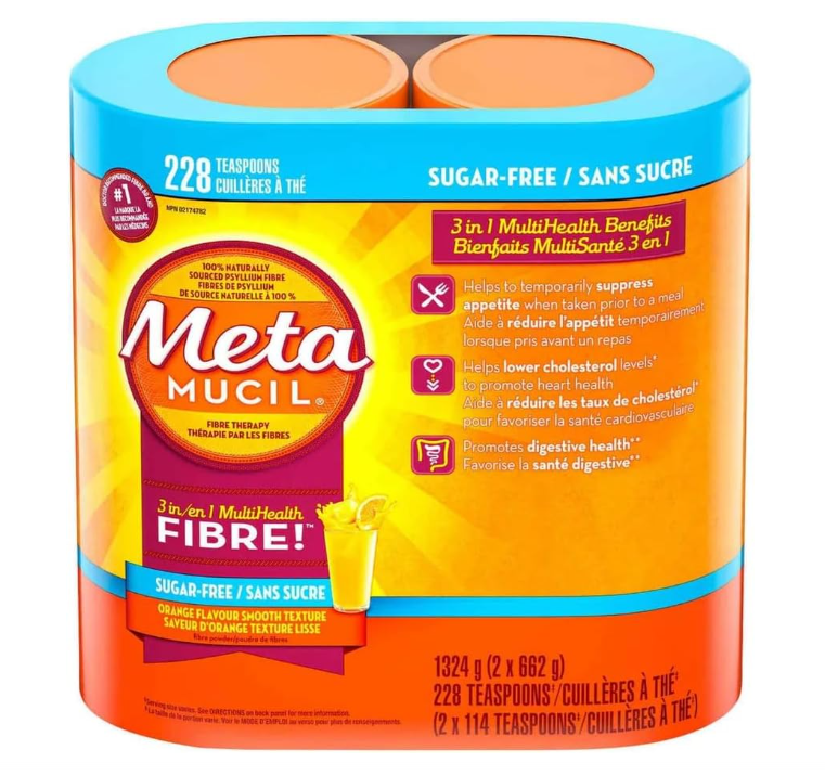 Metamucil Orange Sugar Free Smooth Powder 228 Doses