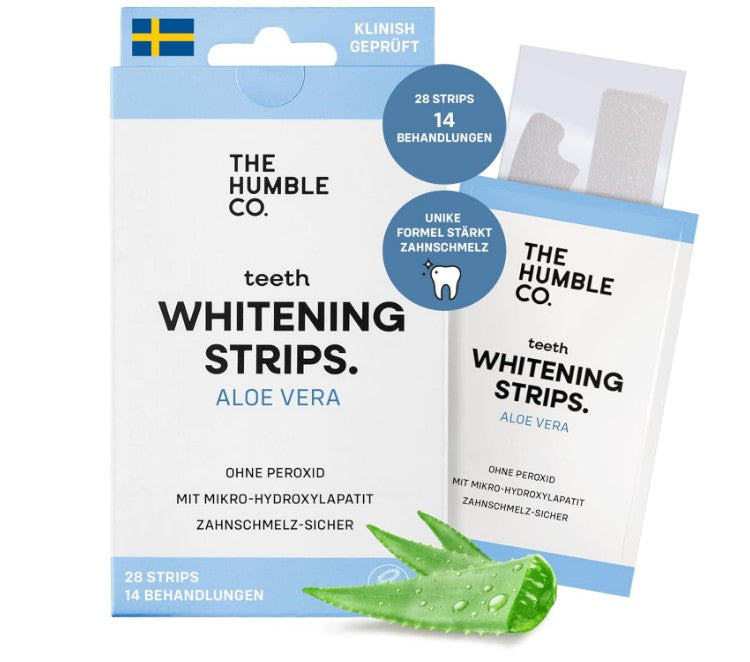 The Humble Co. Teeth Whitening Strips Aloe Vera 28 Strips