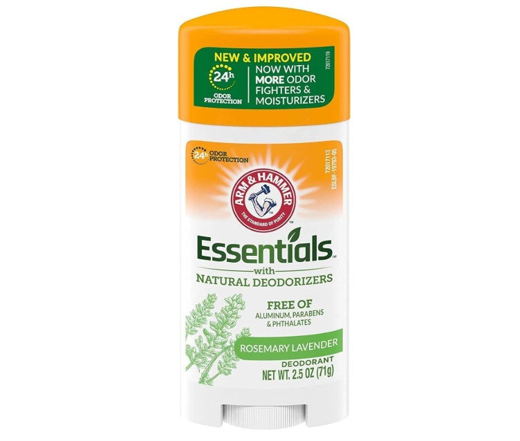 Arm &amp; Hammer Essentials Natural Deodorant, Rosemary Lavender (2.5oz, 2-Pack)