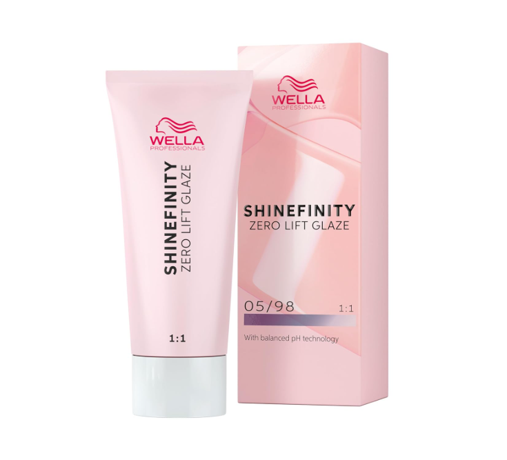 Wella Professionals Zero Lift Shinefinity Glaze 05/98 Cool Steel Orchid 60ml