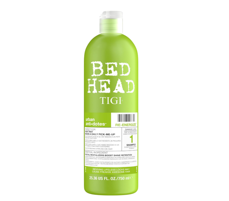 Bed Head by TIGI Re-Energize Urban Antidote Shampoo 750ml
