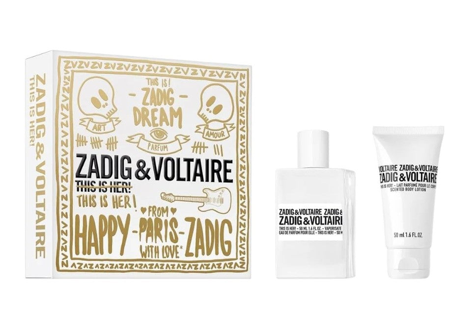 Zadig & Voltaire This Is Her! 2 Piece Gift Set Eau de Parfum 50ml & Body Lotion 50ml