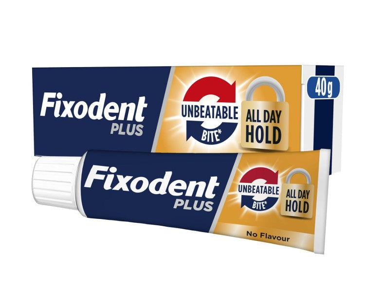 Fixodent Plus Unbeatable Bite Denture Adhesive (40g)