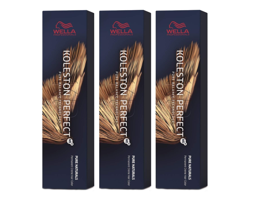 Wella Professionals Koleston Perfect Me+ 6/77 Dark Blonde Brown Intensive 60ml – 3 Pack