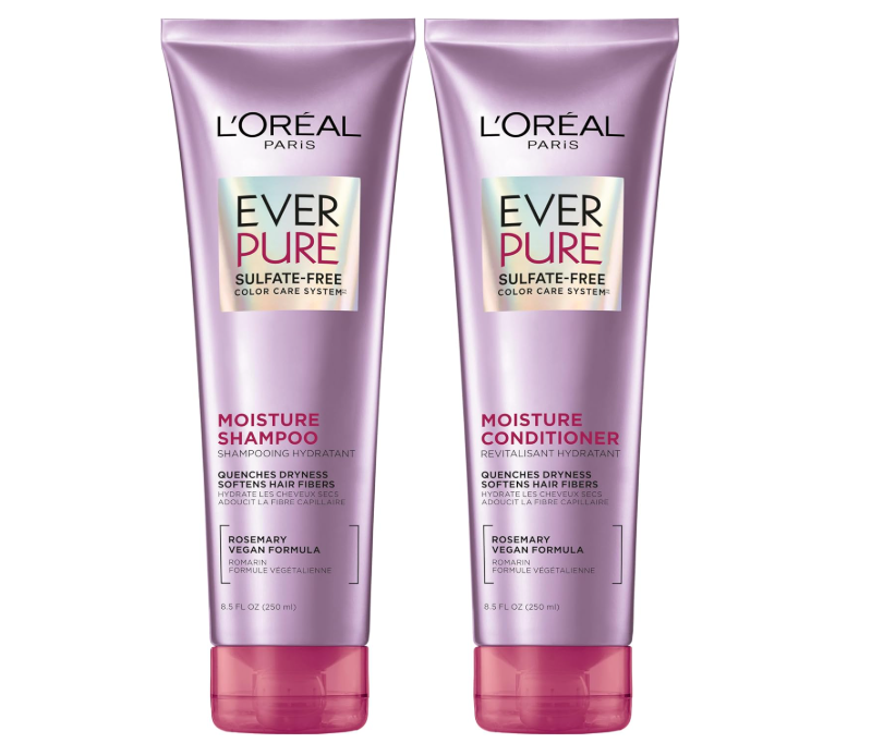 L'Oreal Paris Moisture Sulfate Free Shampoo and Conditioner Set 250ml Each