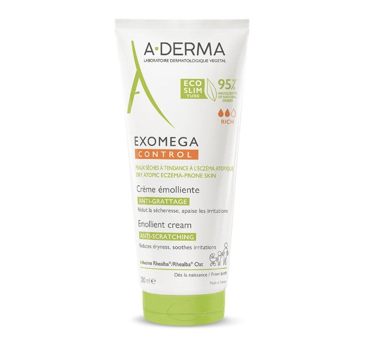 A-Derma Exomega Control Emollient Cream 200ml