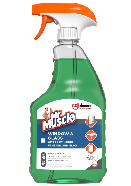 SC Johnson Mr Muscle Window and Glass Cleaner Spray 750ml