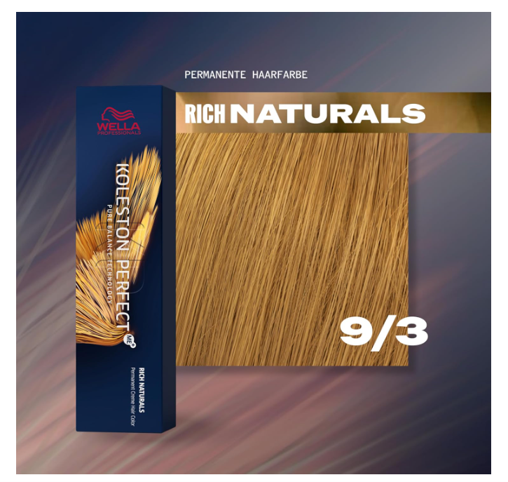 Wella Professionals Koleston Perfect Me+ 9/3 Light Blonde Gold 60ml