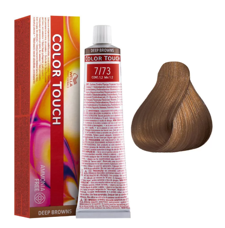 Wella Professionals Color Touch 7/73 Medium Blonde Brown Gold 60ml