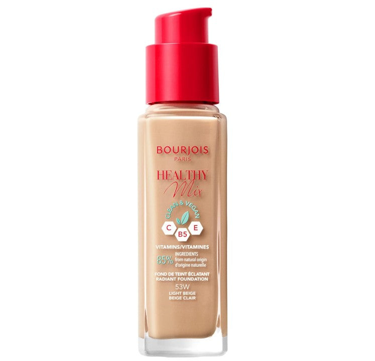 Bourjois Paris Healthy Mix Foundation 53W Light Beige 30ml