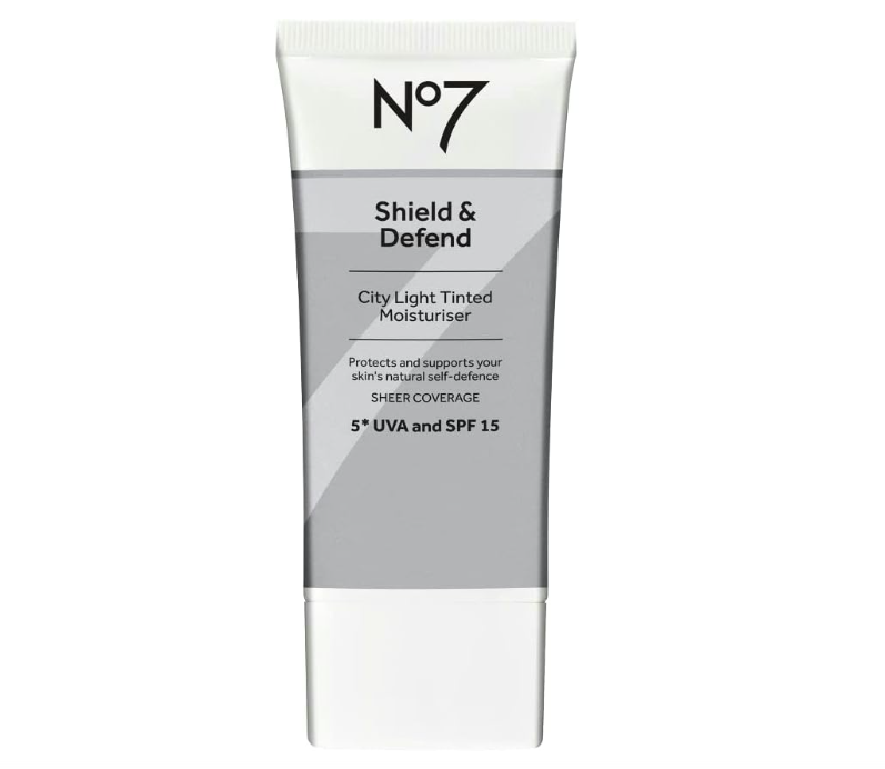 No7 Shield &amp; Defend City Light Tinted Moisturiser Medium 50 ml