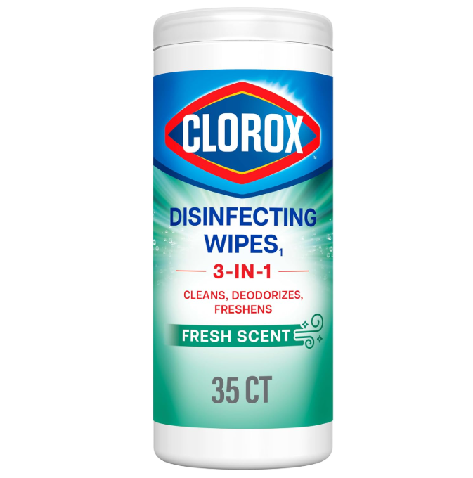 Clorox Disinfecting Wipes Canister Fresh Scent 35ct