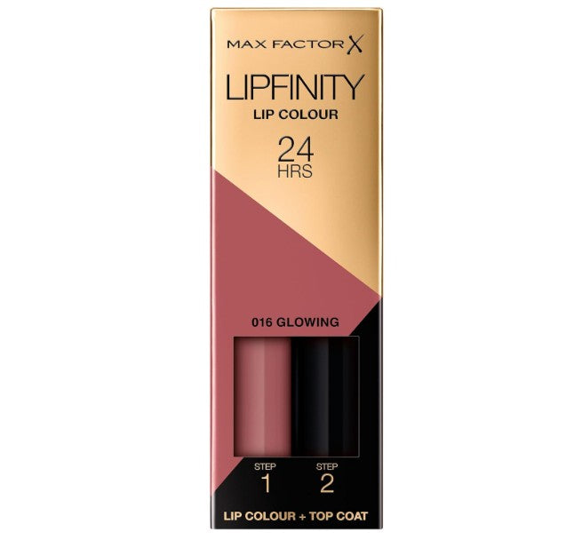 Max Factor Lipfinity Lip Colour 016 Glowing 2ml &amp; 2g