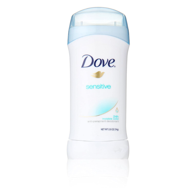Dove Sensitive Invisible Solid Antiperspirant Deodorant 74g
