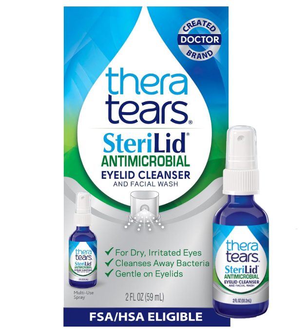 TheraTears SteriLid Antimicrobial Eyelid Cleanser and Facial Wash 59ml