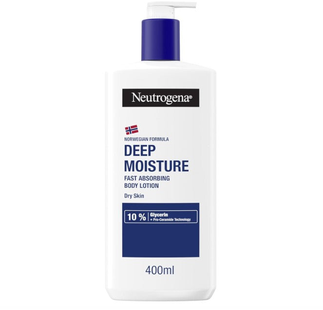 Neutrogena Norwegian Formula Deep Moisture Fast-Absorbing Body Lotion 400ml