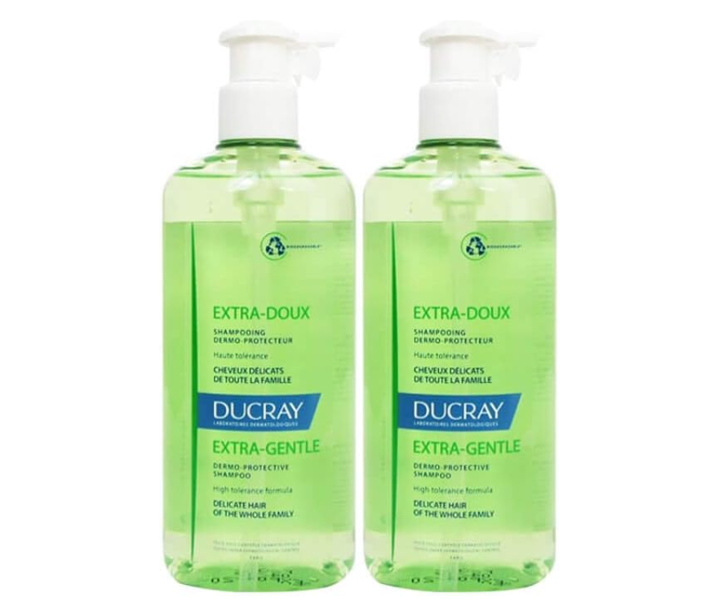 Ducray Extra-Gentle Dermo-Protective Shampoo 400ml 2pck