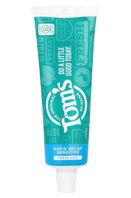 Tom's Of Maine Rapid Relief Sensitive Toothpaste 113g