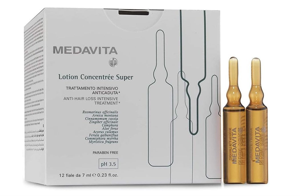Medavita Lotion Concentrée Super Anti-Hair Loss Intensive Treatment 12 Vials x 7ml