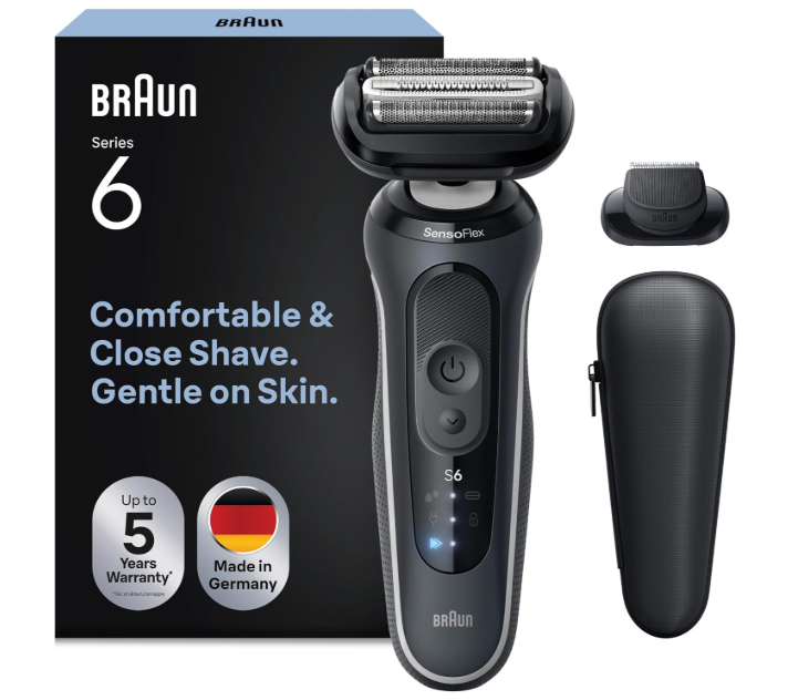 Braun Series 6 Electric Shaver 62-G1200SI Grey