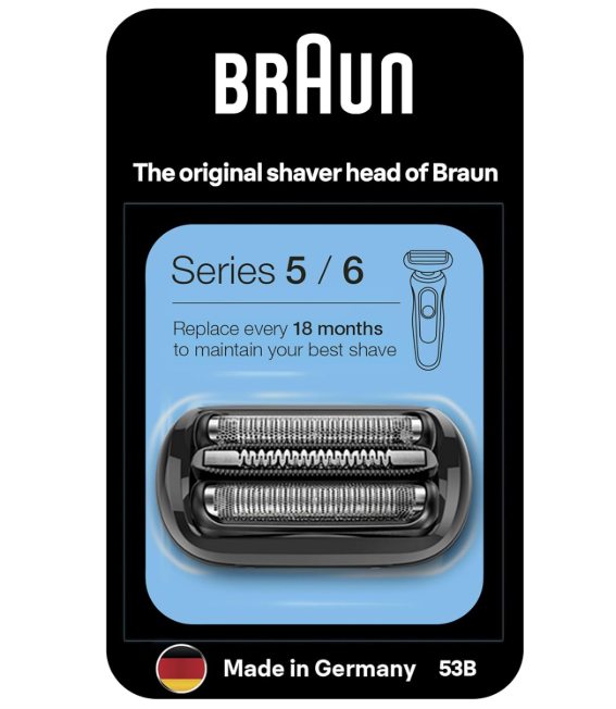 Braun Series 5 Electric Shaver ORIGINAL Replacement Head Black