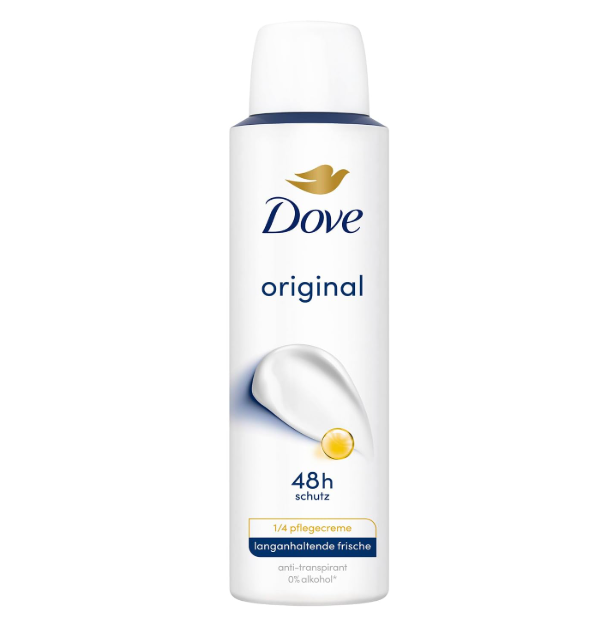 Dove Original Antiperspirant Deodorant Spray 150ml