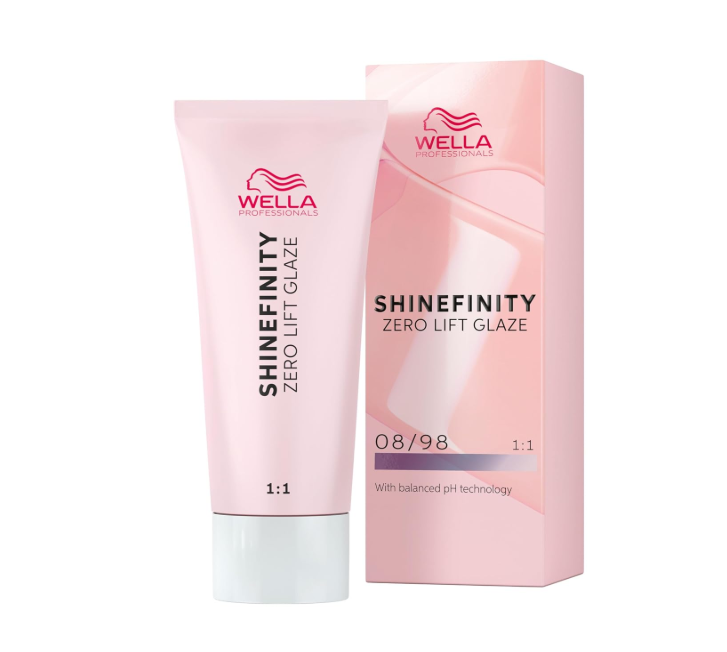 Wella Professionals Zero Lift Shinefinity Glaze 08/98 Cool Silver Pearl 60ml