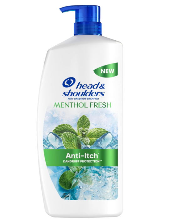 Head & Shoulders Menthol Fresh Anti-Dandruff Shampoo for itchy scalp 1000ml
