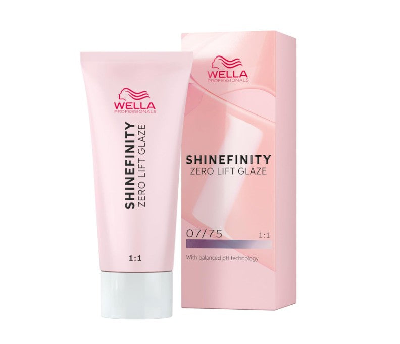 Wella Professionals Zero Lift Shinefinity Glaze 07/75 Cool Raspberry Latte 60ml