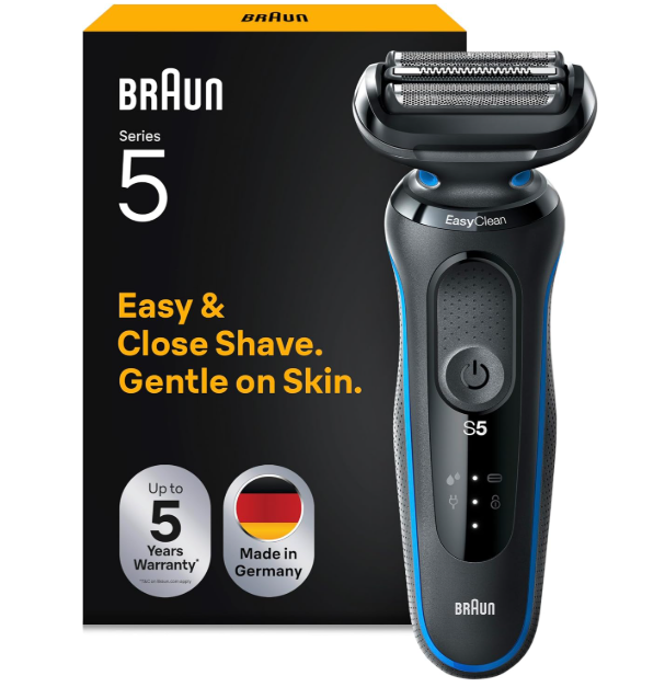 Braun Series 5 Electric Shaver for Men Waterproof Electric Razor
