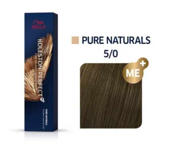 Wella Professionals Koleston Perfect Me 5/00 Light Brown 60ml – 2 Pack