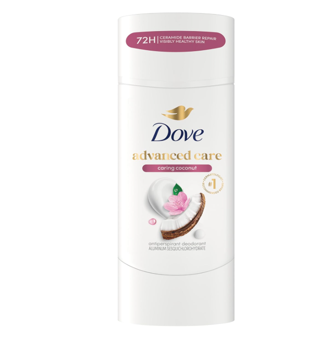 Dove Advanced Care Caring Coconut Antiperspirant Deodorant 2.6 fl oz