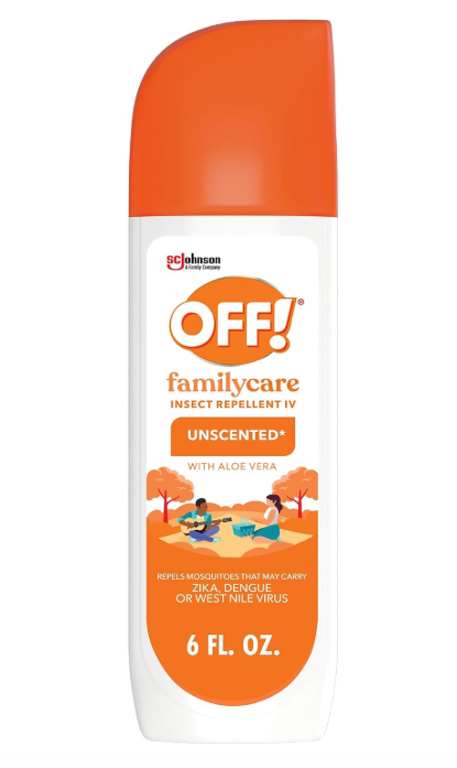 OFF! FamilyCare Insect Repellent IV Unscented Spritz 6fl oz