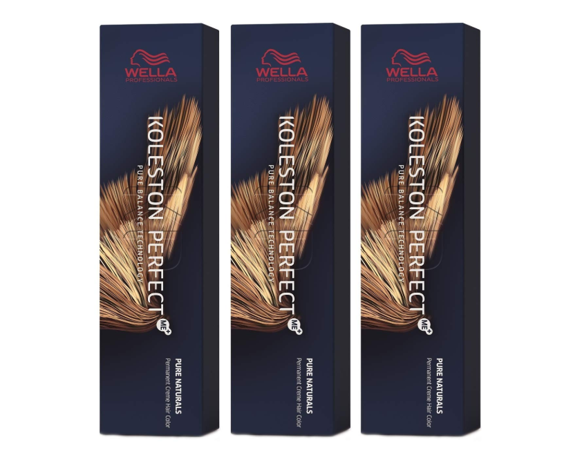 Wella Professionals Koleston Perfect Me+ 4/0 Medium Brown 60ml – 3 Pack