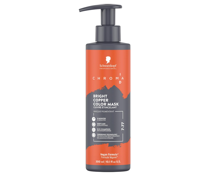 Schwarzkopf Professional Chroma ID Bonding Color Mask 7-77 Bright Copper 300ml