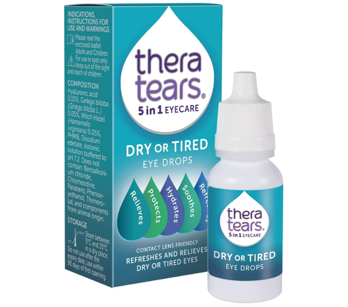 TheraTears 5 in 1 Eyecare Dry or Tired Eye Drops 10ml