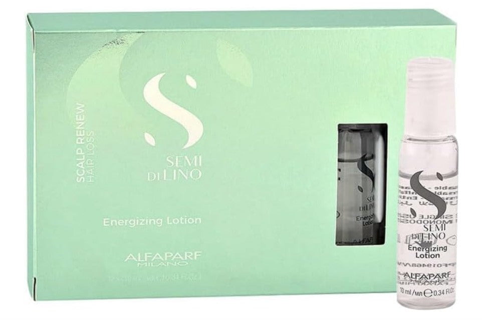 Alfaparf Milano Semi Di Lino Scalp Renew Energizing Lotion – 10ml, 12pcs Volume