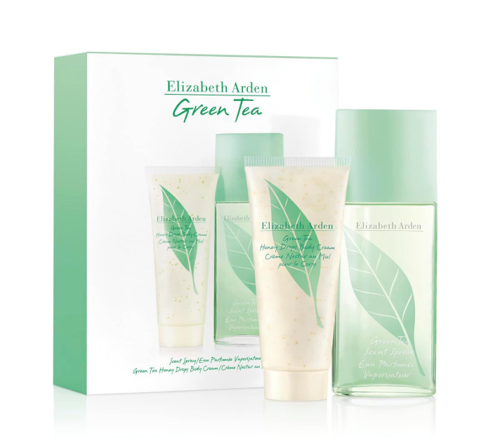Elizabeth Arden Green Tea EDT 100ml & Honey Drops Moisturizing Cream 100ml Gift Set