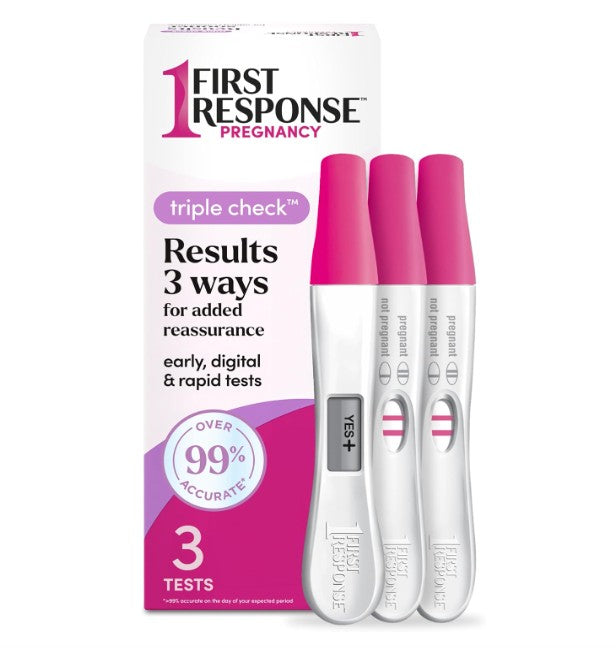 First Response 3-Way Result Pregnancy Test Kit